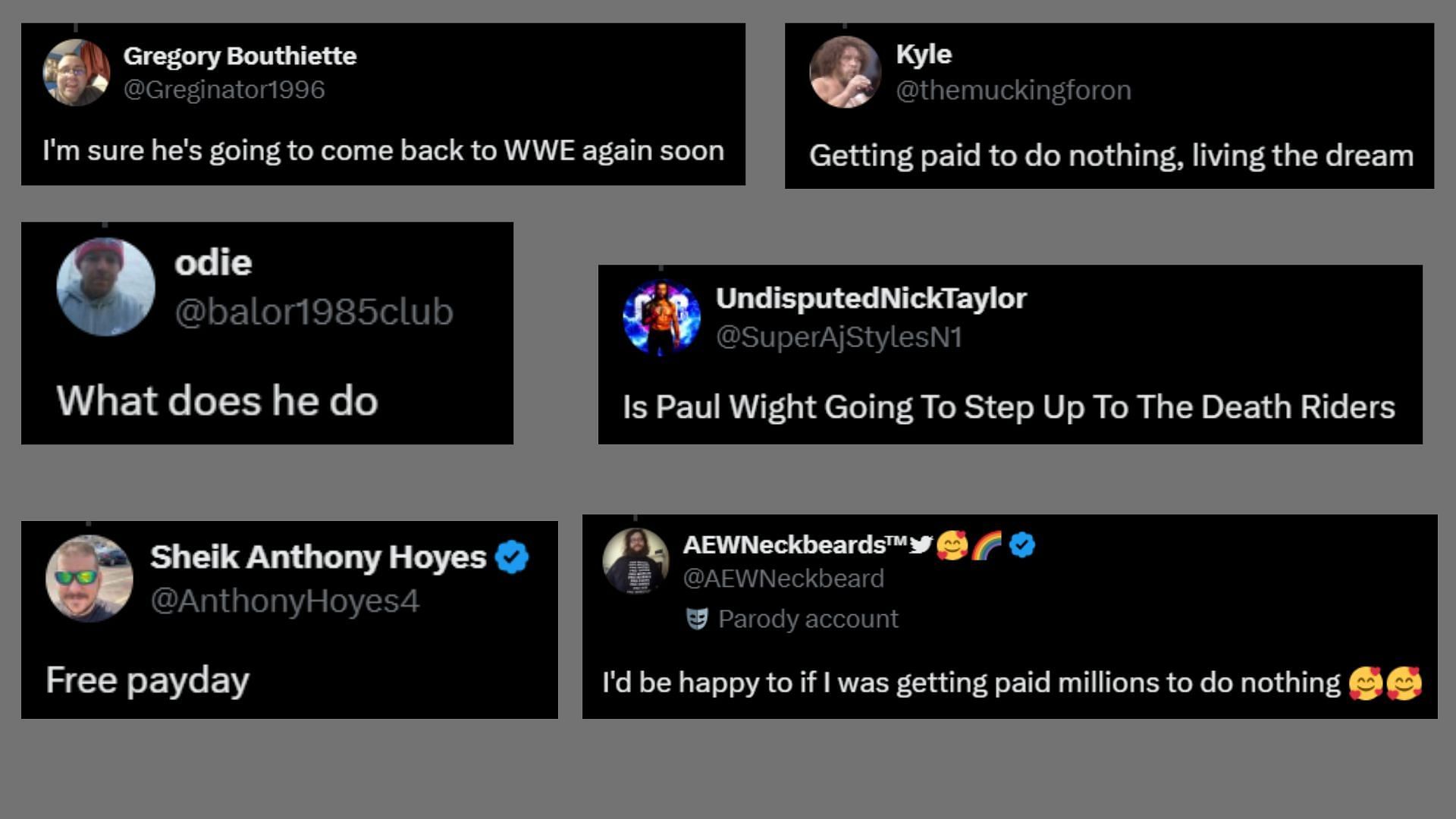 Fan reactions.